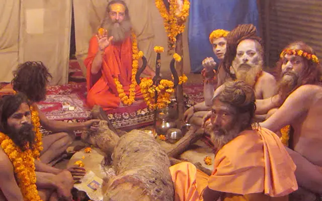 "Kumbh Blessings from Naga Baba Rampuri"