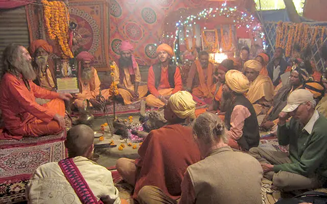 "Kumbh Mela - Baba Rampuri dhuni"