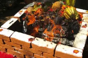 Chandika Homa purnahuti