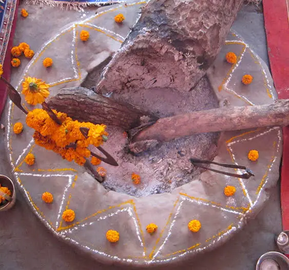 "Dhuni of Baba Rampuri"