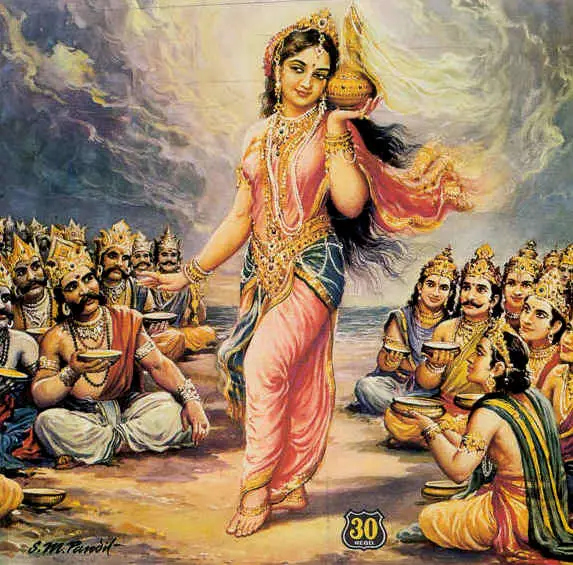 Mohini with amrit